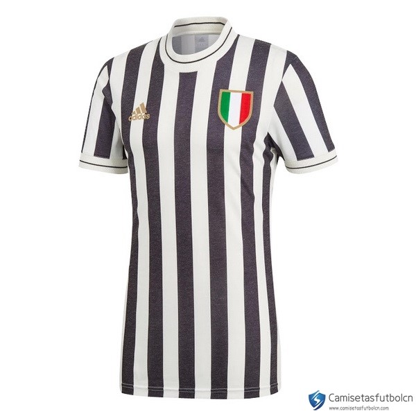 Camiseta Juventus Edición Conmemorativa 2018-19 Blanco Negro